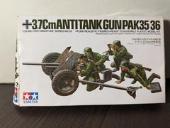 TAM35035 1:35 Tamiya 3.7cm Anti-Tank Gun Pak 35/36 (gun only no crew)