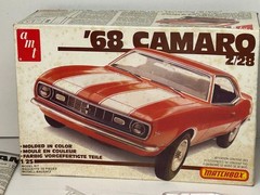 AMT # PK 4173, 1968 Chevrolet Camaro Z/28 Model Kit with Box