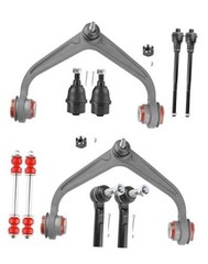 10pc Front End Suspension Kit for 2011-2019 Chevy 10pc/11-19 Wrinkle Gray
