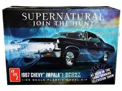 AMT 1:25 SCALE 1967 CHEVROLET IMPALA SS “SUPERNATURAL” MODEL KIT #1124~NEW