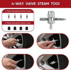 23Pcs Tire Repair Kit, Heavy Duty Tire Plug Kit, Tire Patch Kit for Car, Truc…