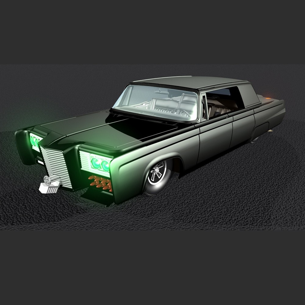 Jimmy Flintstone 1:25 scale complete Green Hornet Black Beauty resin kit NB347