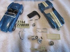 REVELL SHELBY 427 C/C COBRA JUNKYARD MODEL KIT LOT #200