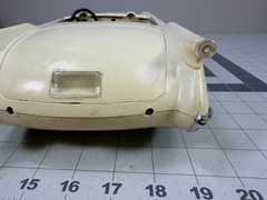 Vtg Large Ideal 1953 Chevrolet Corvette Built Model Car For Parts Motor Works