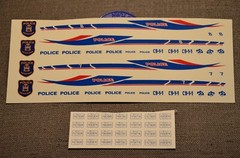 1/24, 1/25 Police Car decals (Bill Bozo – Thetford Mines, Canada)