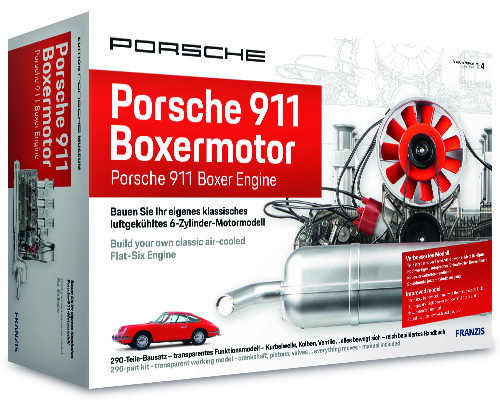 Porsche Flat-Six Boxer Engine Model Kit, Porsche Museum Edition – updated 2020!