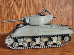 Vintage 1970’s Hand Painted, U.S. M4A3E2 Sherman “Jumbo” Assault Tank, 1944