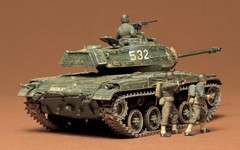 Tamiya 1/35 US Light Tank M41 Walker Bulldog Model Kit 35055 w/Tracking