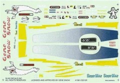 Slixx 1081 Gene Snow Charger F/C Drag decal