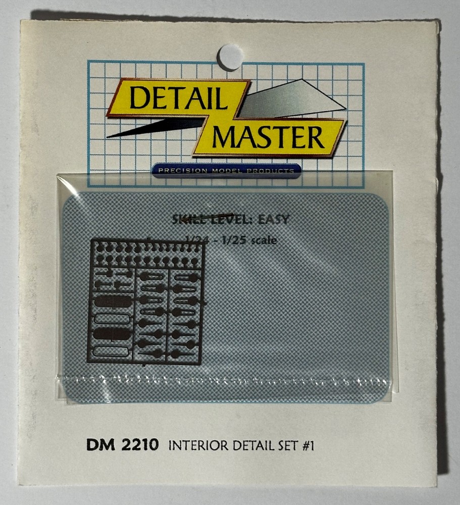 Detail Master DM 2210 1/24-1/25 Scale Interior Detail Set #1 Handles/Mirrors