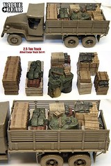 1/35 Allied Truck Load #1 Resin – 2.5 Ton Tamiya deuce and a half – Value Gear