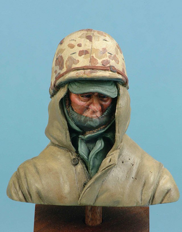 Model Cellar 200mm (1/9) “The Chosin Few” USMC Soldier Bust Korea 1950 MC20004