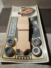 PINECAR*DELUXE CAR KIT*P374 BANDIT COUPE*WOODEN CAR DERBY*SP*NOS*SAI