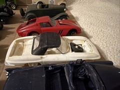 Lot Of 18 Vintage Junkyard Models Smaller Scales Need Work Parts Missing