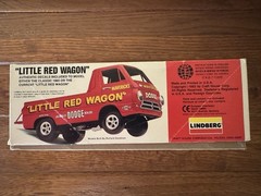 Lindberg Little Red Wagon Kit 72158 Signed By Bill Golden Opened Box