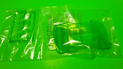 AMT 1965 65 Ford Galaxie 1/25 Green Glass Windshield Head Lamps Custom Show Car