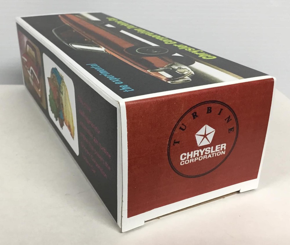 New 1963 Chrysler Turbine Car Promo Model REPLICA BOX ONLY..NO CAR