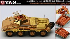 1/35 German Sd.Kfz.234/1 Armored Vehicle PE Upgrade Set for Dragon 6943/RyeField