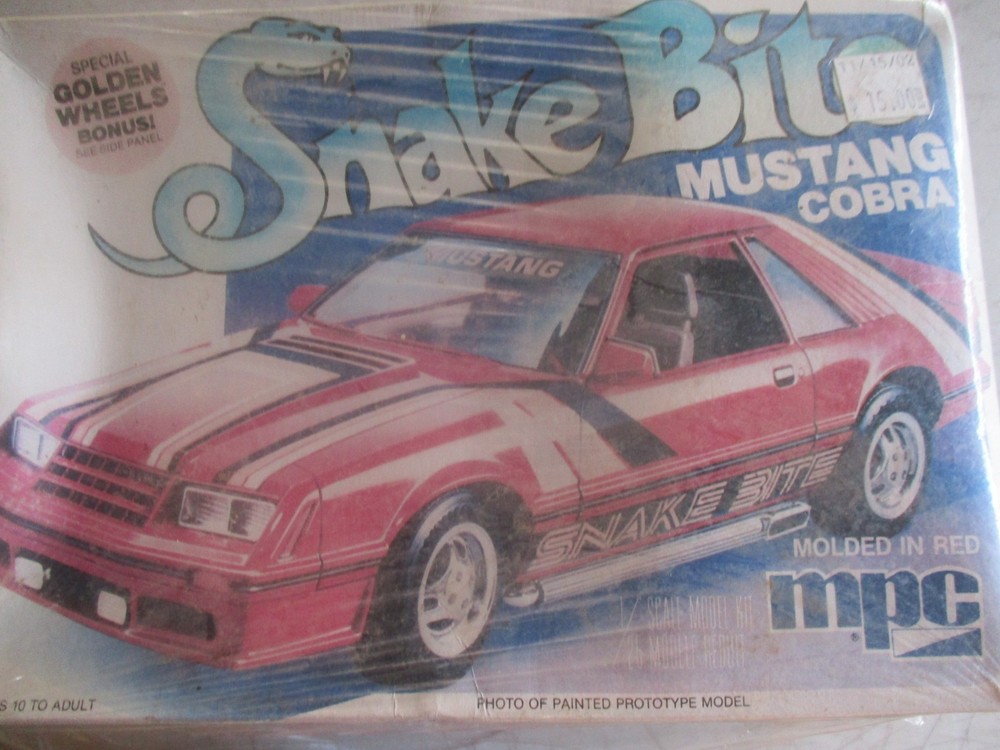 🔥 MPC 0712 1981 FORD MUSTANG SNAP BITE 2N1 WRAPPED 1980 ISSUE MORE LISTED 1:25