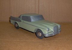 1957 Studebaker Golden Hawk Banthrico promotional promo model bank