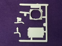 1969 Camaro RADIATOR , SHROUD & HOSES from Revell 1:25 Model Kit 69