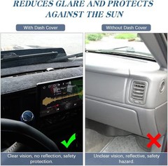 Car Carpet Dashboard Cover,Dash Cover Mat Compatible with Toyo ta Camry 2007 …
