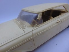 Vintage 1962 Ford Galaxie 500 Dealer Promo Model Parts Car Missing Wheel