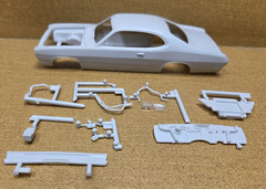 1971 Duster 340 BODY SHELL & ACCESSORIES 1/25 Scale AMT NEW Model Kit PARTS