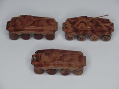 Roco MiniTanks HO Scale 1:87 SdKfz Puma Armored Car 234/2 Custom Painted Tank x7