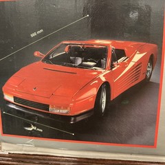 Pocher 1/8 Red Ferrrari Testarossa Spider Roadster K54 FREE UPS PACKING/SHIPPING