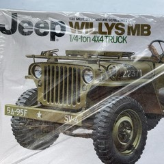 Jeep Willys MB 1/4-ton 4×4 Tamiya Item#35219 – New In Open Box for Better View