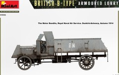 MINIART 39006 1/35 SCALE British B-Type Armoured Lorry Model Kit