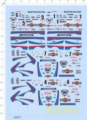 Water Slide Decals – 1/64 1/43 Lancia Delta HF 4WD Sports Racing Car Rallye