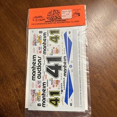 Slixx Decals 1016 1/24 Scale #41 Manheim Auctions Lumina NASCAR Dick Trickle