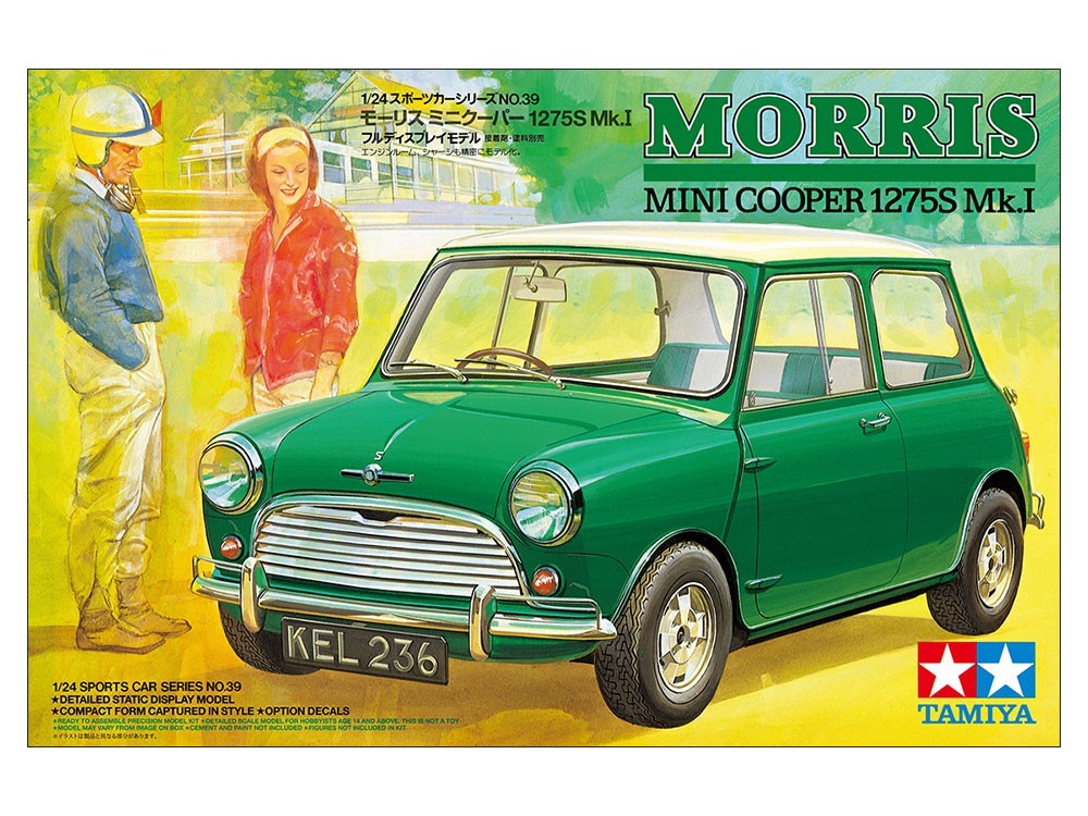 Tamiya 24039 MORRIS MINI COOPER 1275S Mk.I car plastic model kit 1/24