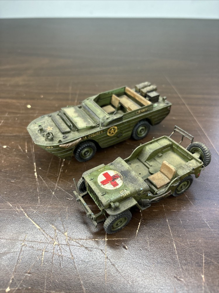 1/35 Scale American Amphibious Ford Jeep Military Miniature Leaky C4 BUILT