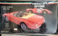 Fujimi Ferrari Daytona Spyder 24Model Car Plastic 1 Kit 1987 Open Box 24