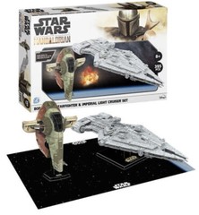 Boba Fett’s Starfighter & Imperial Light Cruiser Collector Model Kits Star Wars