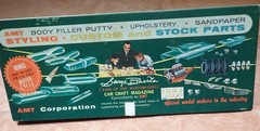AMT 62 Pontiac Bonnieville model kit original 60s 3 in 1 unbuilt screw bottom