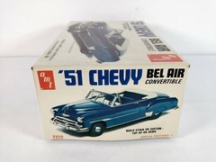 ’51 Chevy Bel Air Convertible AMT 1:25 Model Kit # T272 Sealed Parts Bags