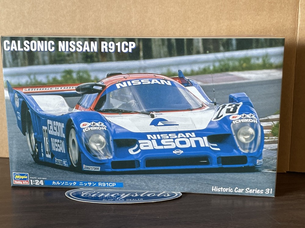 1/24 Calsonic Nissan R91CP Racecar Hasegawa #21131 Factory Sealed Model Kit