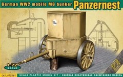 Panzer Nest – German mobile MG bunker WWII model kit scale 1/72 ACE 72561