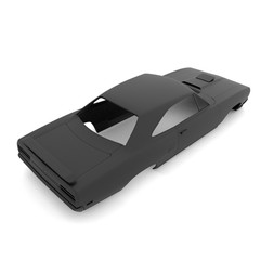 1/25 Scale Resin 1970 Custom Plymouth Road Runner Body 3D Printed