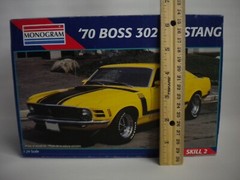 BOX ONLY 1995 Monogram ’70 Boss 302 Ford Mustang Model Kit 1:24 Free Shipping