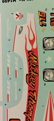 Decal Sheet Instruction 1/16 Mickey Thompson US Marines Grand Am Funny Car