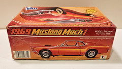 MPC 1969 Mustang Mach 1 Model Kit 1:25 1-0731 New OPEN Box 1984