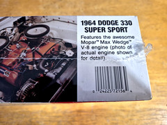 1996 LINDBERG Model COLOR ME GONE 1964 DODGE 330 SUPER SPORT Kit #72156