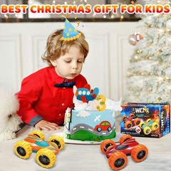 Car Toys for Ages 3-5 Boys, Push and Medium, Orange-yellow Kids’ Play Trucks