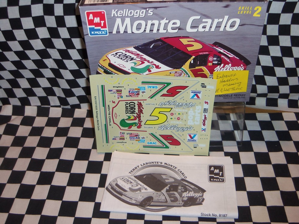 AMT ERTL: Nascar 1995 “KELLOGGS” Chevy MonteCarlo Terry LaBonte 1/24