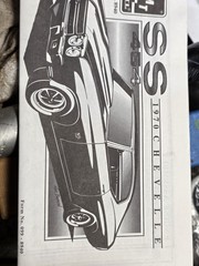 AMT Ertl 1970 Chevrolet Chevelle SS 454 Model Kit  1/25 Scale